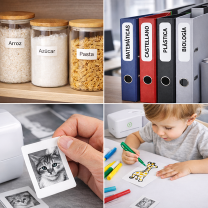 Mini Impresora Sin Tinta Portátil Bluetooth